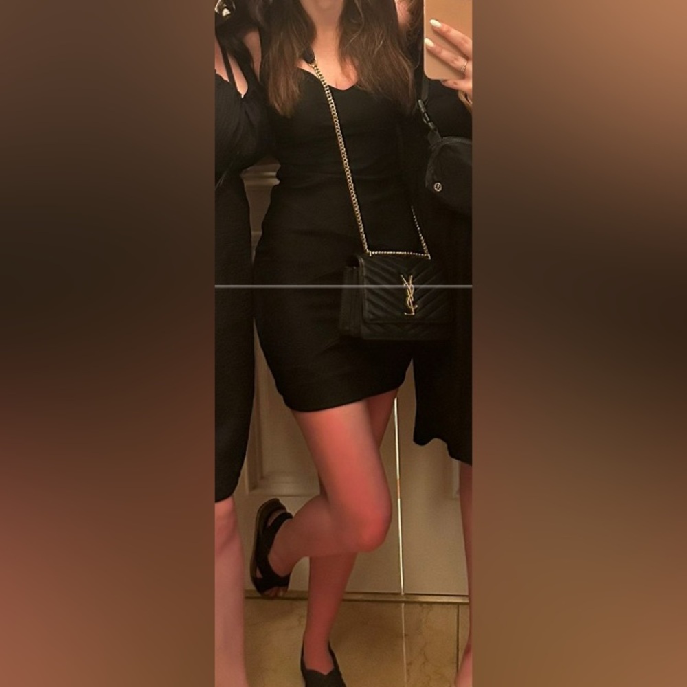 Black Le Chateau bandage dress